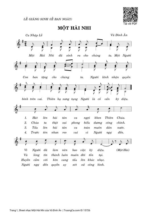 Một Hài Nhi - Vũ Đình Ân