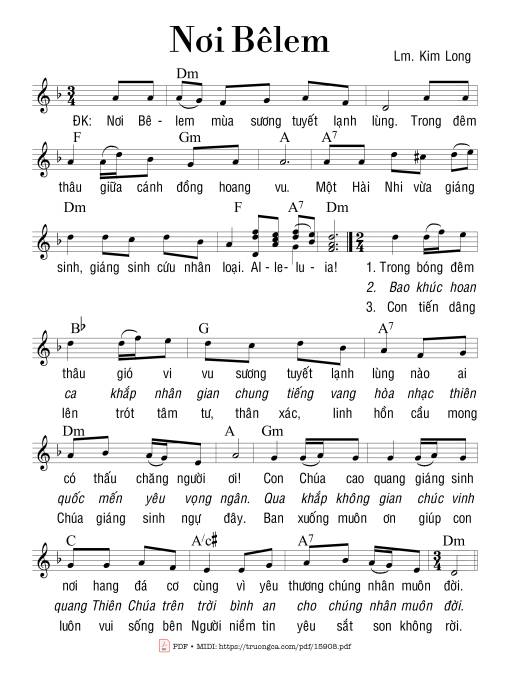 Nơi Bêlem - Lm. Kim Long