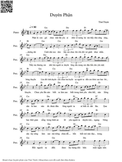 Duyên phận - Thái Thịnh