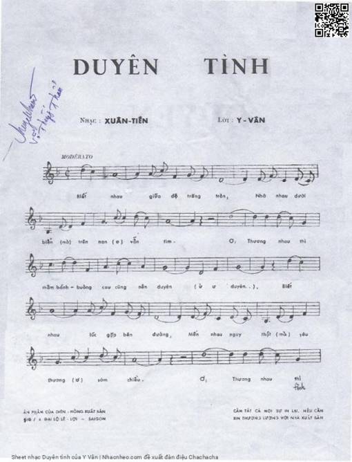 Duyên tình - Y Vân
