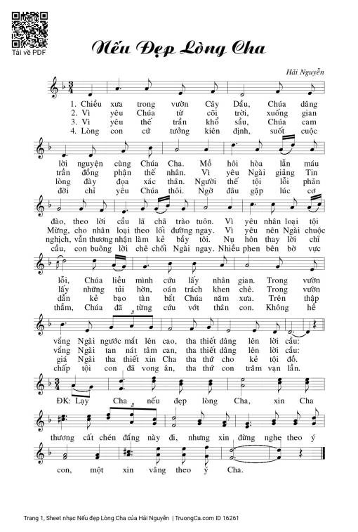 Nếu đẹp Lòng Cha