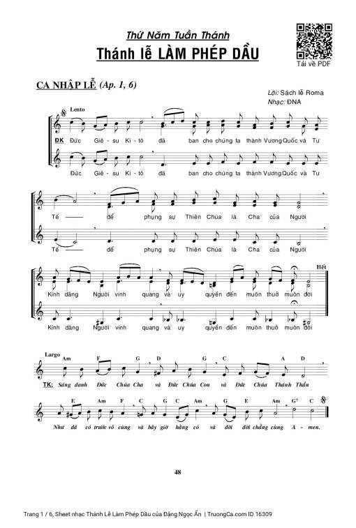 Thánh Lễ Làm Phép Dầu