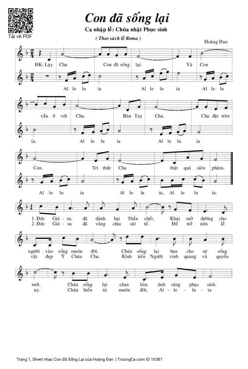 Con đã Sống Lại