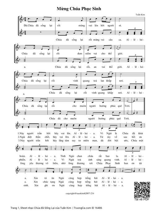 Chúa đã Sống Lại