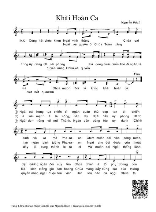 Khải Hoàn Ca - Nguyễn Bách