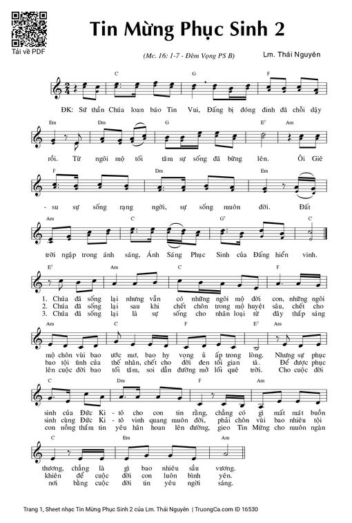 Tin Mừng Phục Sinh 2