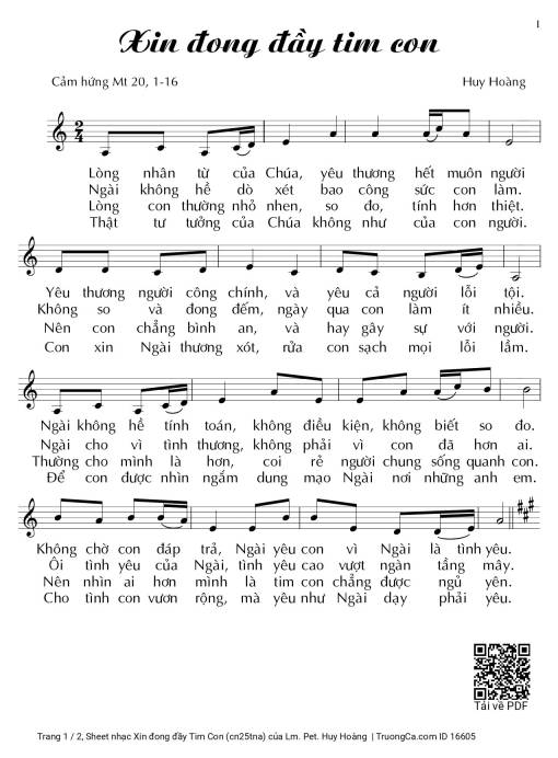 Xin đong đầy Tim Con (cn25tna)