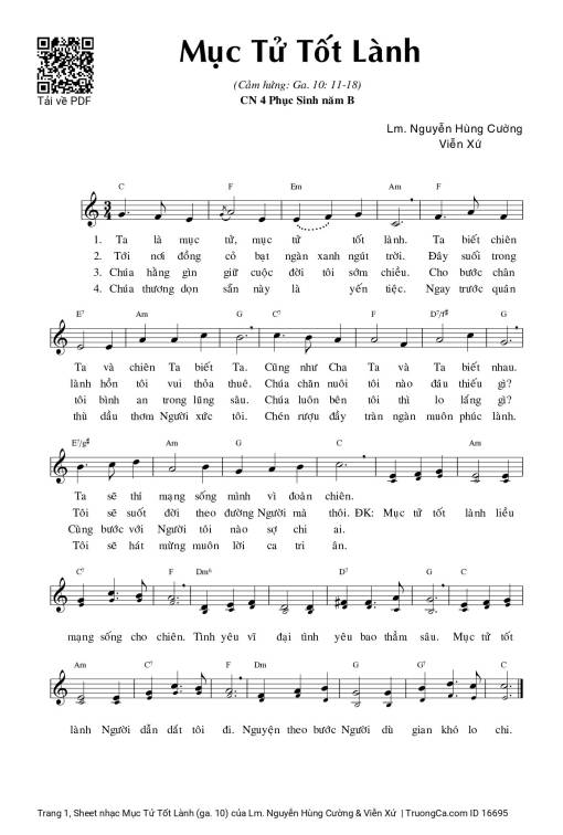 Mục Tử Tốt Lành (ga. 10)