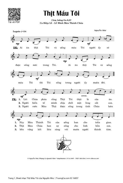 Thịt Máu Tôi - Nguyễn Như