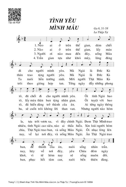 Tình Yêu Mình Máu