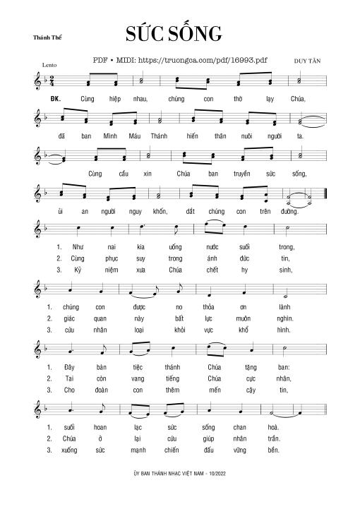 Sức Sống - Duy Tân