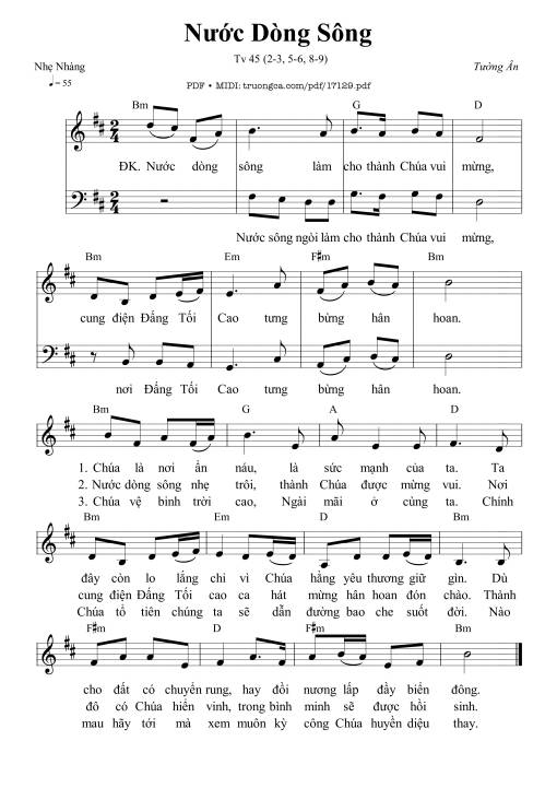 Nước Dòng Sông (Thánh vịnh 45)