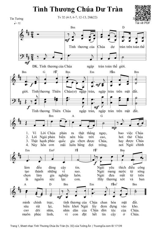 Tình Thương Chúa Dư Tràn (tv. 32)