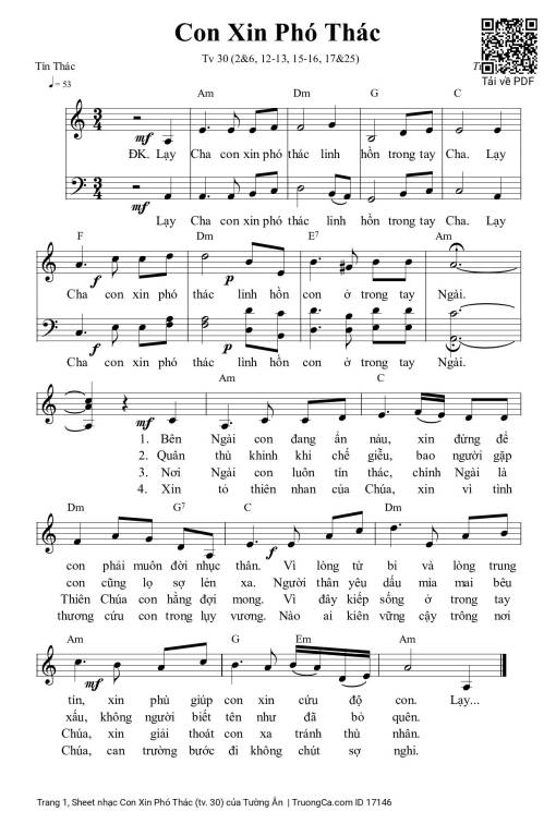 Con Xin Phó Thác (tv. 30)