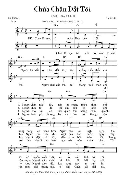 Chúa Chăn Dắt Tôi (TV. 22)