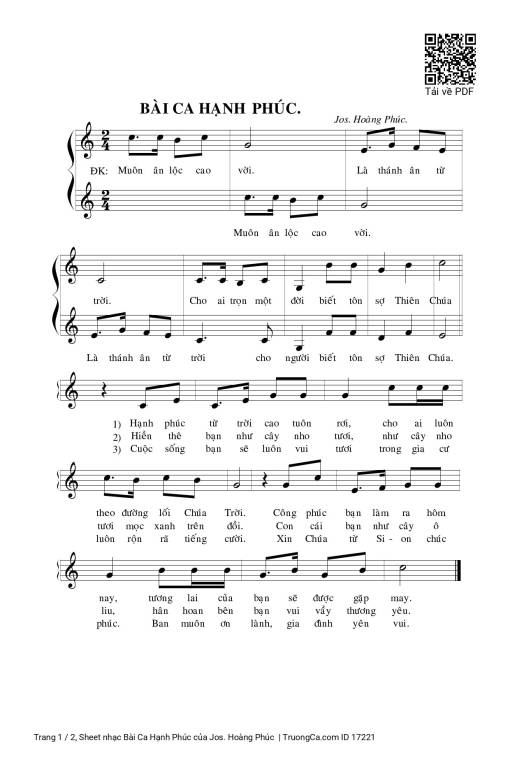 Bài Ca Hạnh Phúc