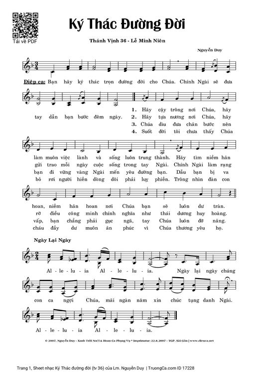 Ký Thác đường đời (tv 36)