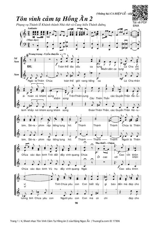 Tôn Vinh Cảm Tạ Hồng ân 2