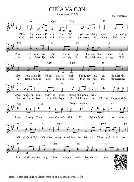 Chúa Và Con - Đăng Khoa