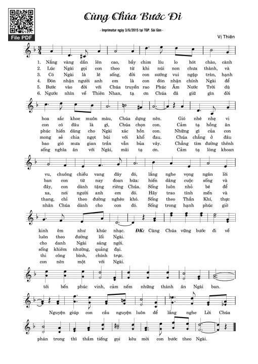 Cùng Chúa Bước đi