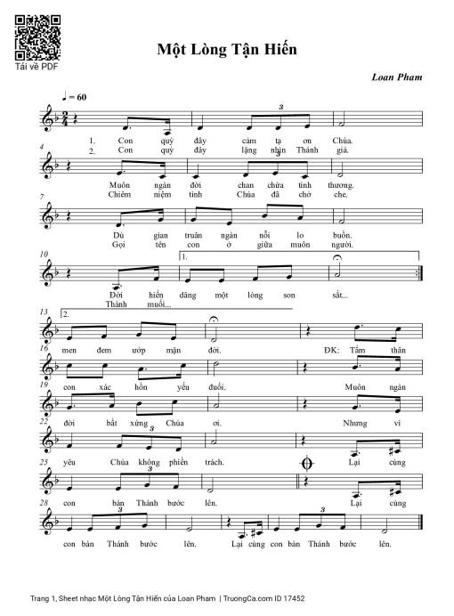 Một Lòng Tận Hiến