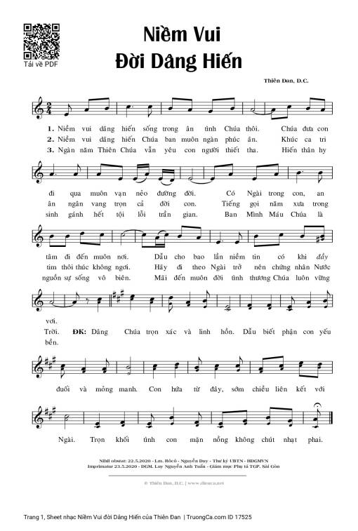 Niềm Vui đời Dâng Hiến