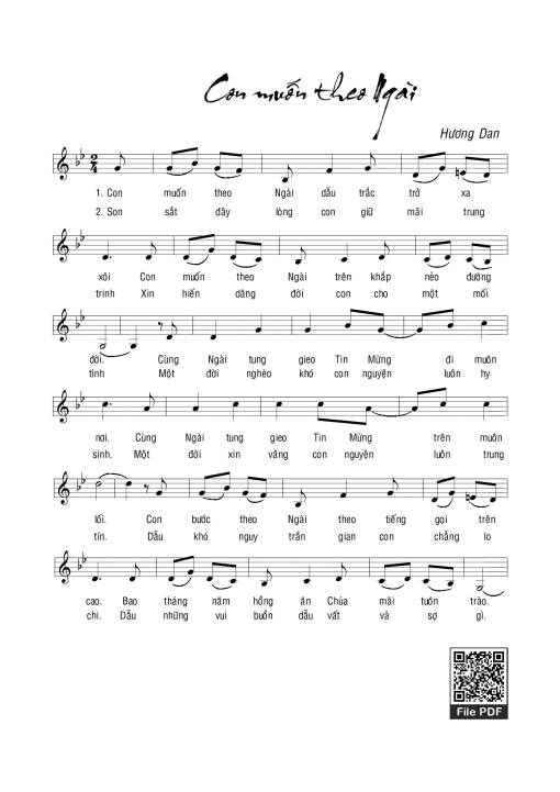 Con Muốn Theo Ngài