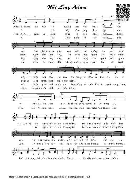 Nỗi Lòng Ađam - Mai Nguyên Vũ