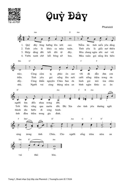 Quỳ đây - Phanxicô