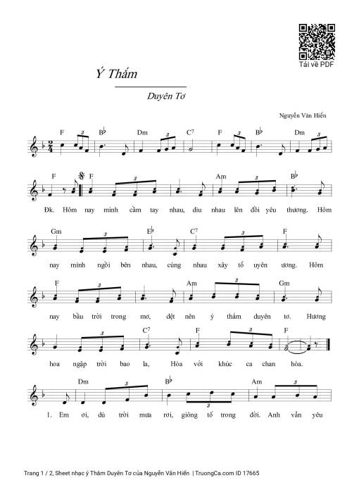 ý Thắm Duyên Tơ