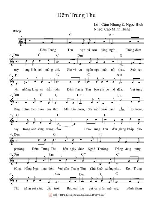 Đêm trung thu - Cao Minh Hưng