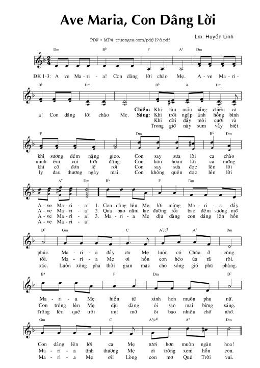 Ave Maria con dâng lời