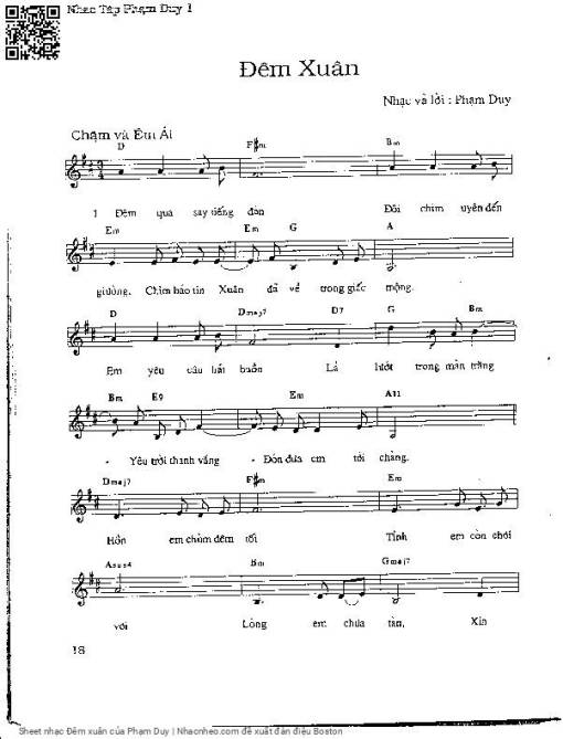 Đêm xuân - Phạm Duy