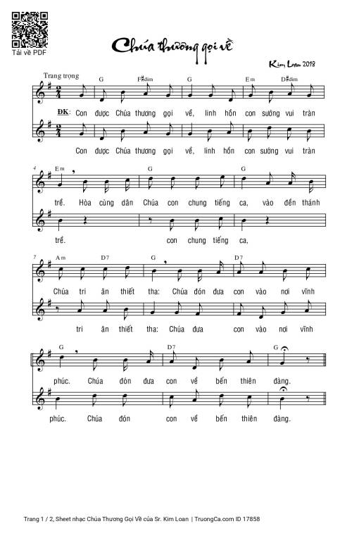 Chúa Thương Gọi Về