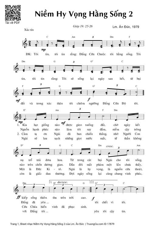 Niềm Hy Vọng Hằng Sống 2