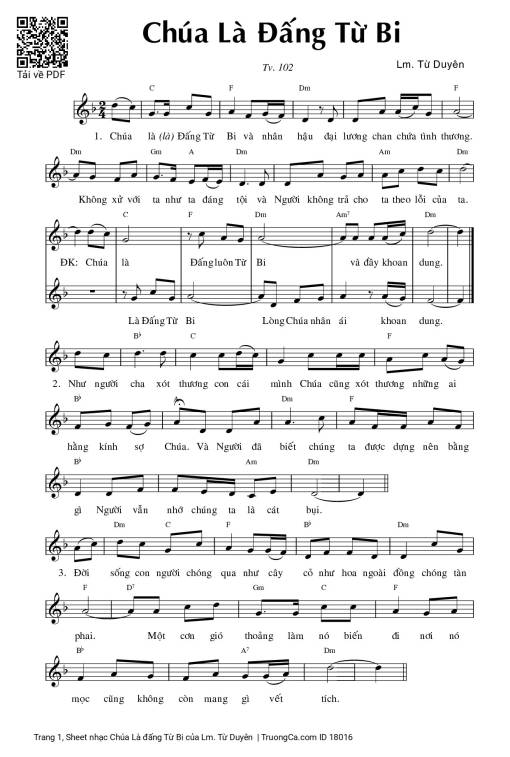 Chúa Là đấng Từ Bi