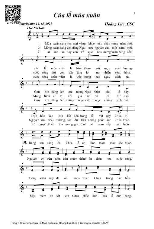 Của Lễ Mùa Xuân