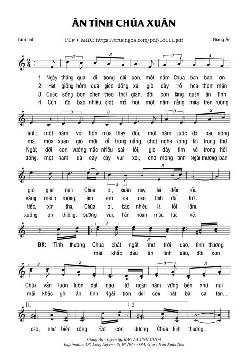 ân Tình Chúa Xuân