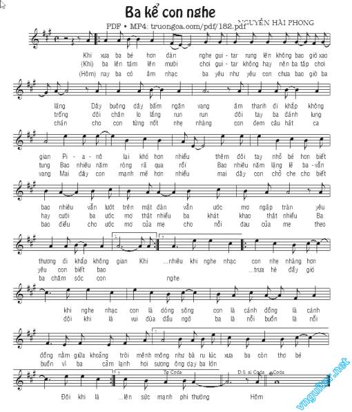 Ba kể con nghe - Nguyễn Hải Phong