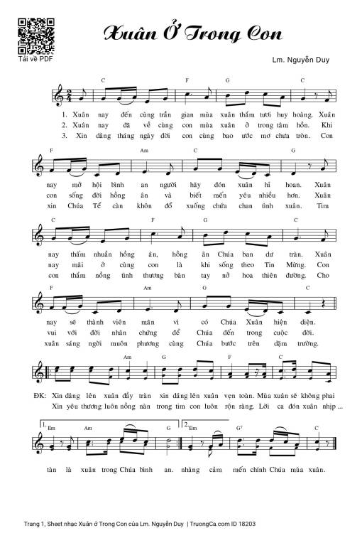 Xuân ở Trong Con - Lm. Nguyễn Duy