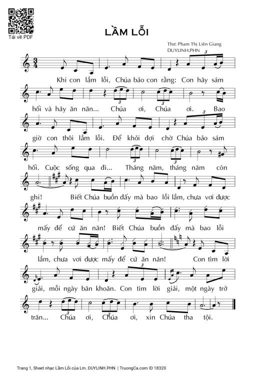 Lầm Lỗi - Lm. DUYLINH.PHN