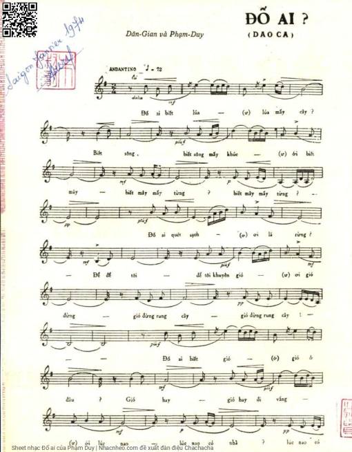 Đố ai - Phạm Duy