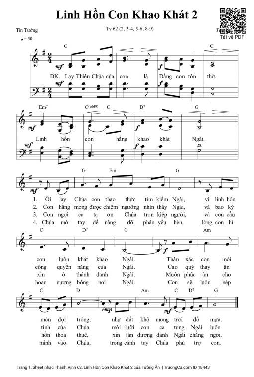 Thánh Vịnh 62, Linh Hồn Con Khao Khát 2