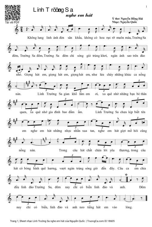 Lính Trường Sa nghe em hát