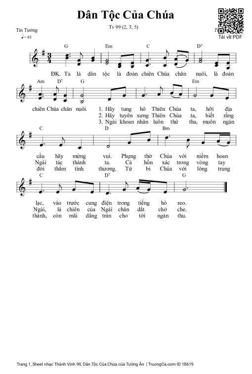 Thánh Vịnh 99, Dân Tộc Của Chúa