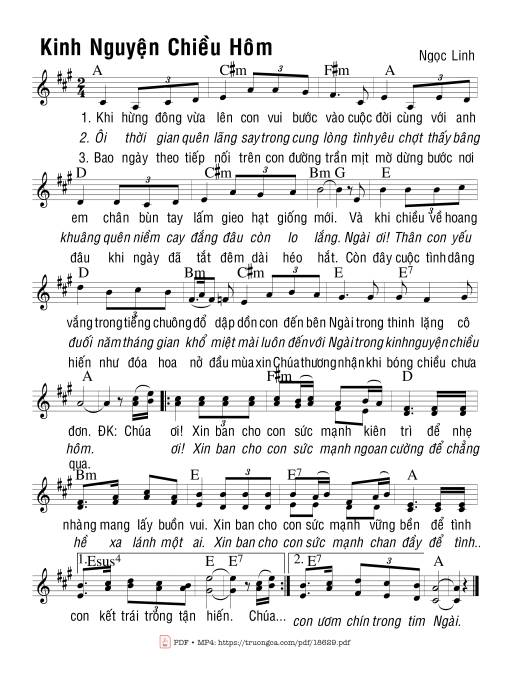 Kinh Nguyện Chiều Hôm