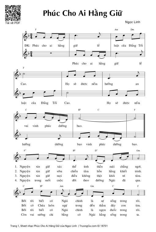 Phúc Cho Ai Hằng Giữ