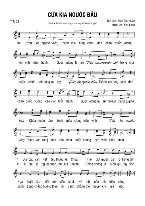 Cửa Kia Ngước đầu