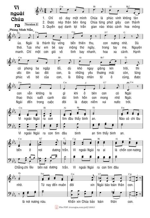Vì Ngoài Chúa Ra 2