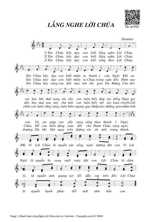 Lắng Nghe Lời Chúa